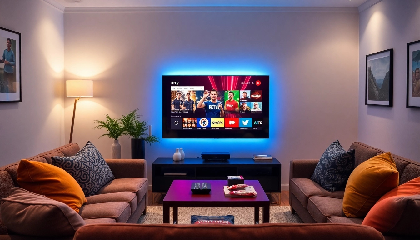 Découvrez une expérience iptv abonnement 12 mois avec un intérieur moderne et accueillant.