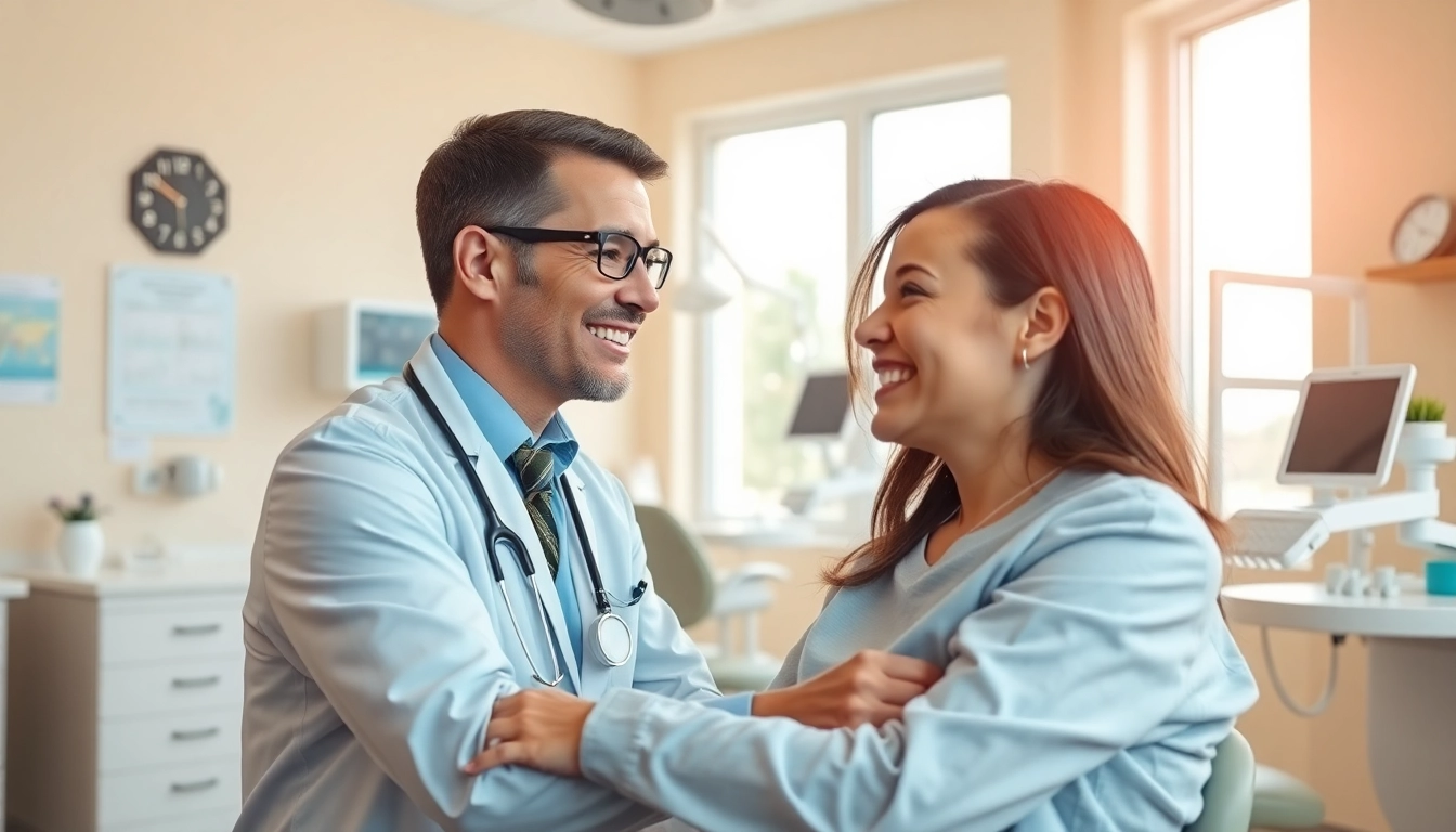 Consultation with an orthodontist Myrtle Beach, showcasing professional care in a welcoming environment.