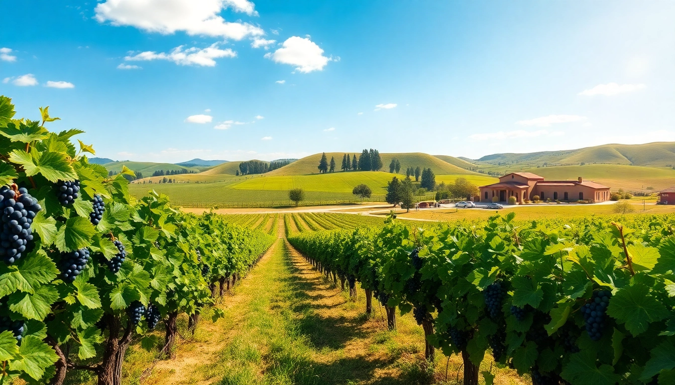 Enjoying a picturesque day at Sacramento Wineries with lush vineyards in the background.